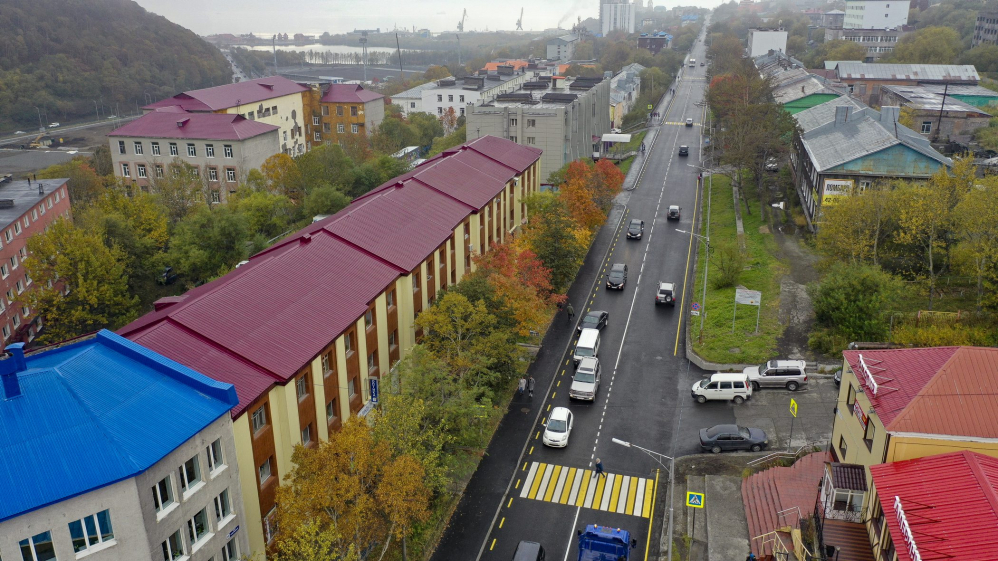 Ремонт дорог в Петропавловске в рамках нацпроекта продолжается
