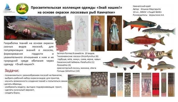 &laquo;Знай наших!&raquo;: ​в России может появиться коллекция одежды на основе окраски лососевых